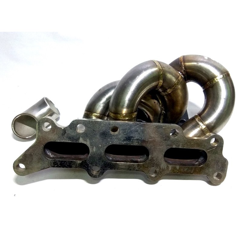 Turbo Manifold Stainless Steel L2 L200 Bottom Mount T2 T25 T28 3mm