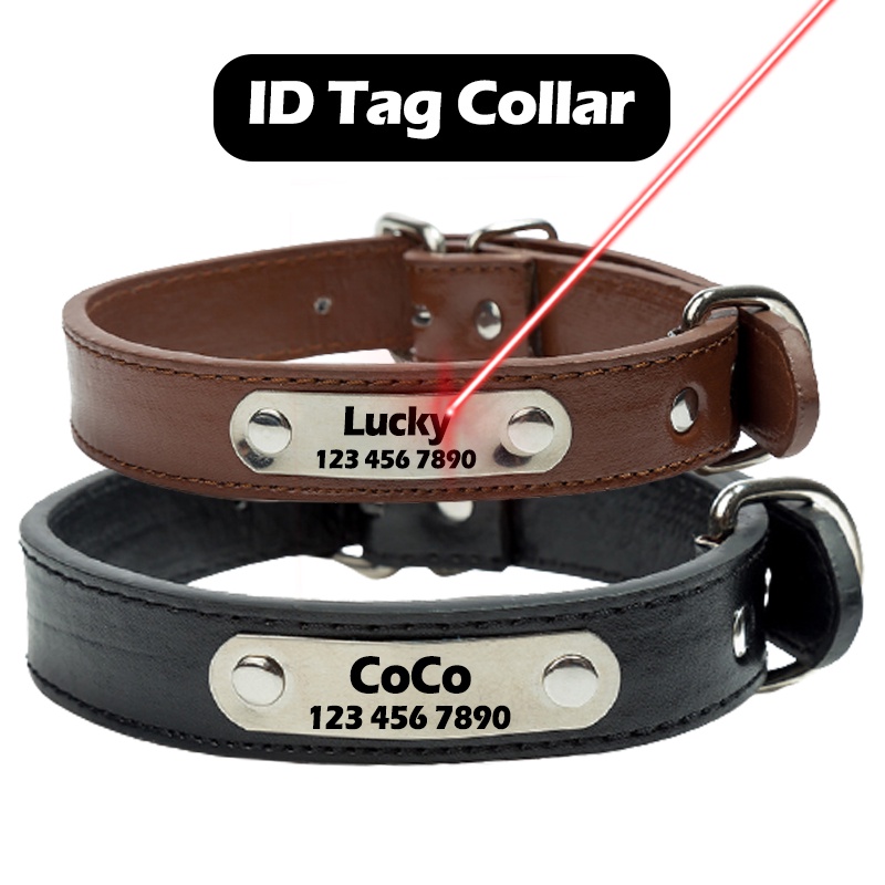 Dog Collar Personalized Big Small Dog Collar Loss Prevention Customized Dogs Collar Address Tags
