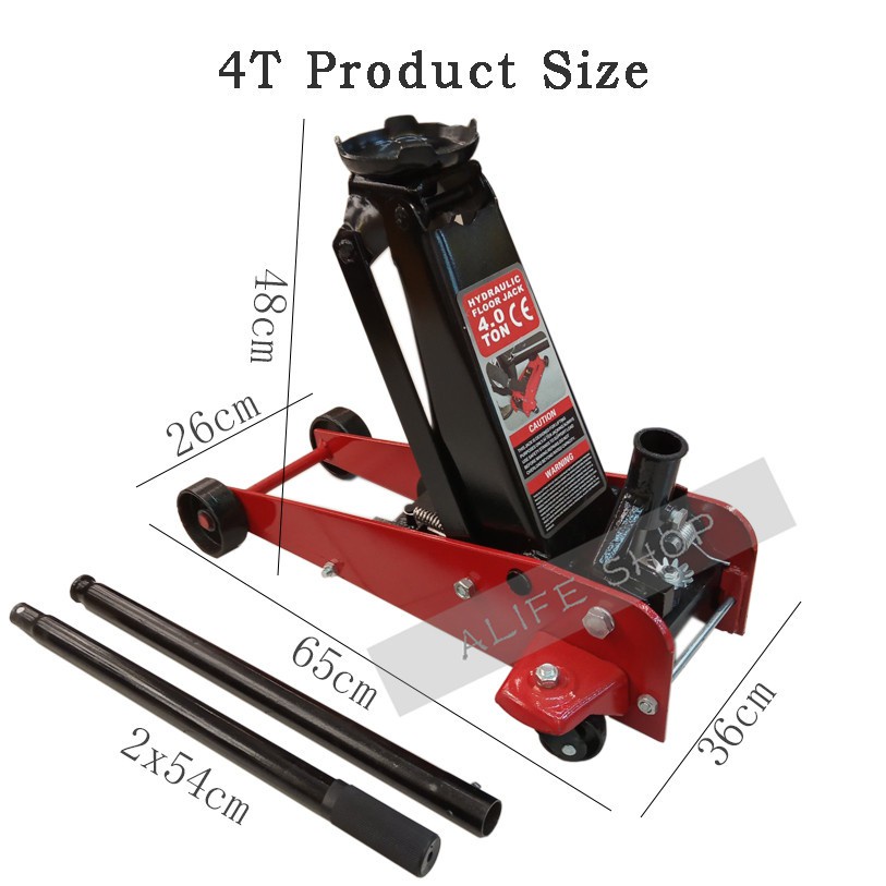 Heavy Duty Series Hydraulic Floor Jack with Single Quick Lift Piston ...