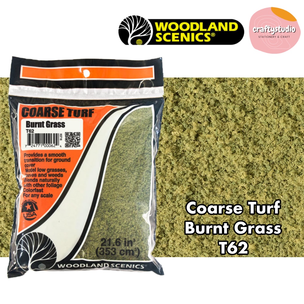 Woodland Scenics Coarse Turf Burnt Grass T62, Fake Grass, Architecture ...