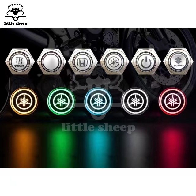 Little Sheep Motorcycle Halo Angel Eye Light Switch Hazard Switch