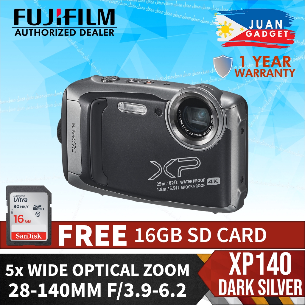 FUJIFILM FinePix XP140 Digital Camera with 28-140mm Fixed Lens | Shopee ...