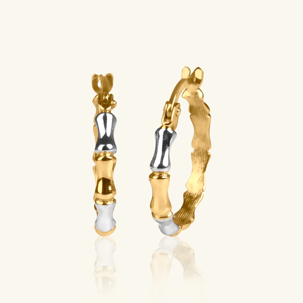 Gucci bamboo hoop earrings shop