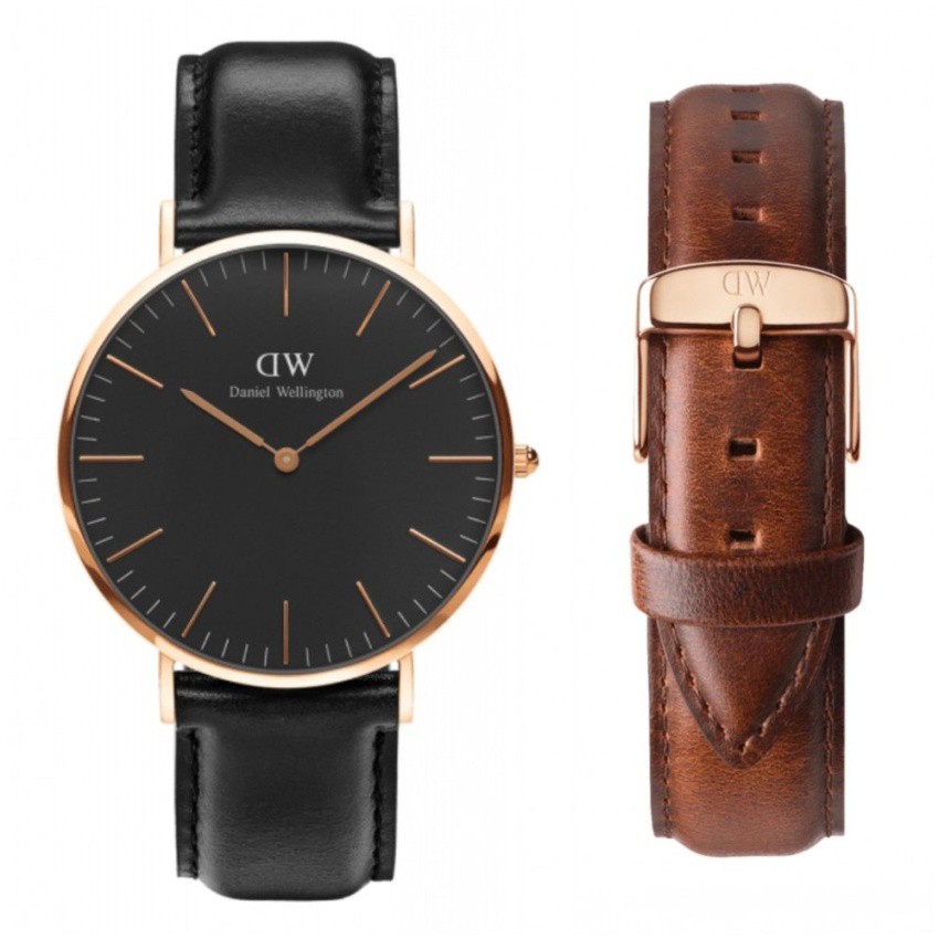 Daniel wellington classic black hotsell sheffield 40mm