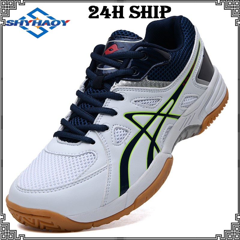 【SHYHAOY】Men's Women Professional Training Sport Shoes Fitness Badminton  Tennis Volleyball shoes