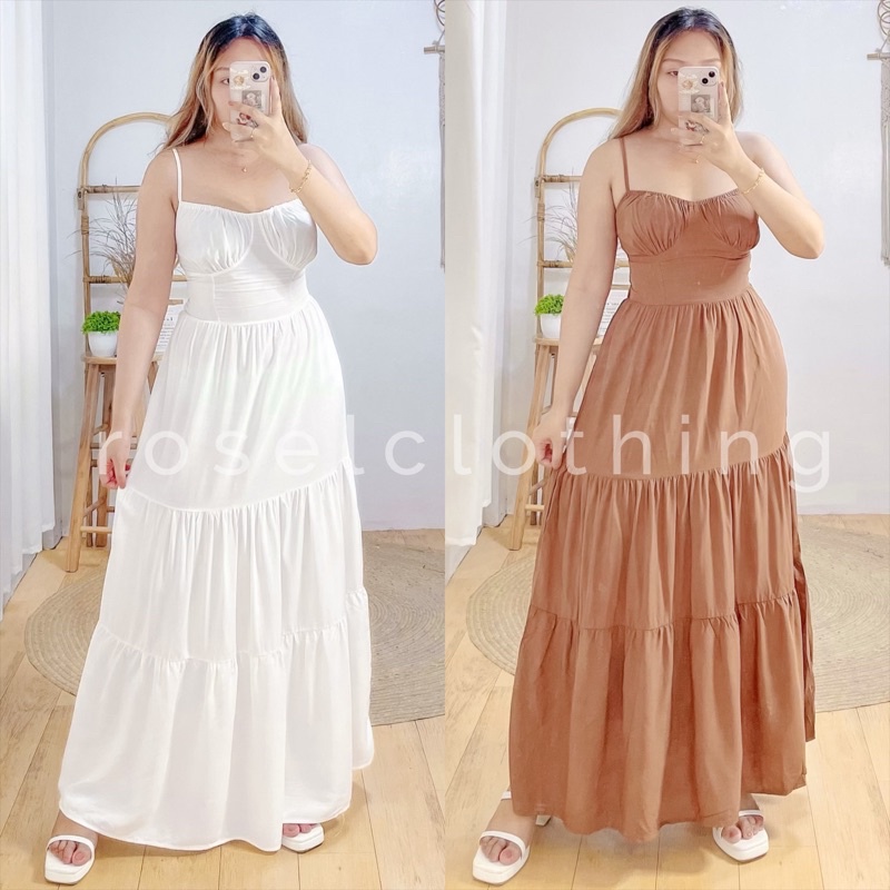 Maxi dress shopee on sale