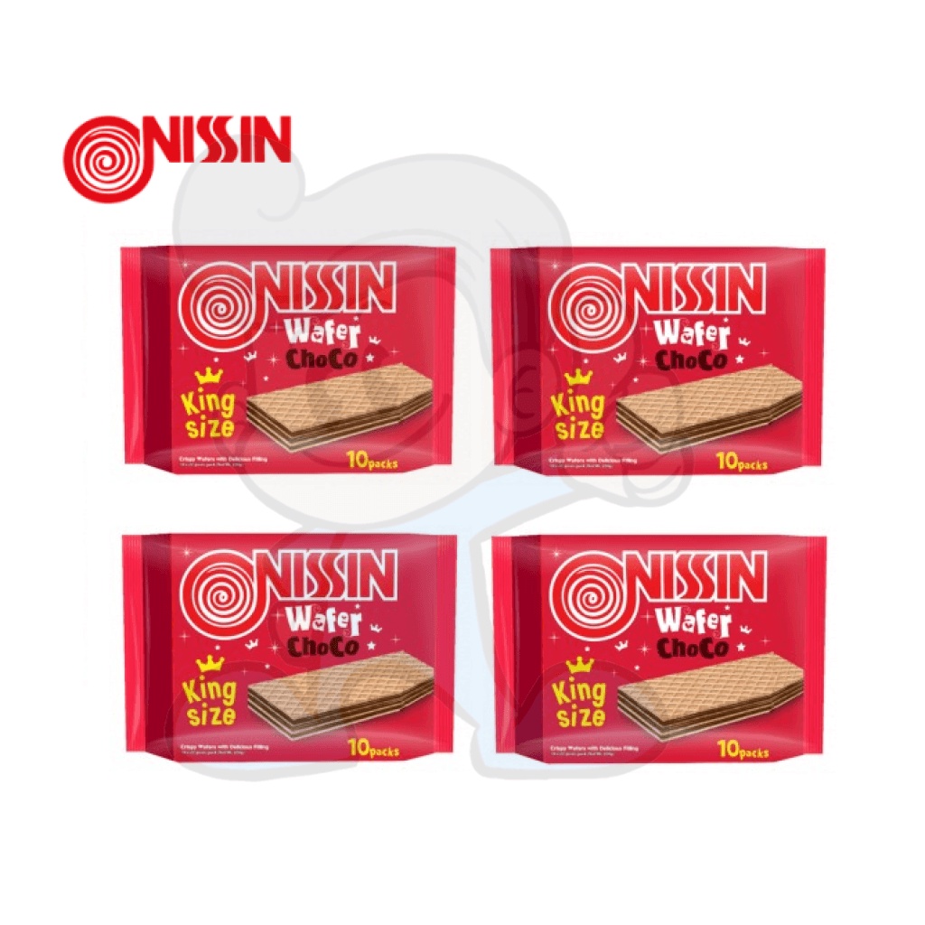 Nissin Chocolate Wafer King Size, Pack of 4 (4 x 220g) | Shopee Philippines