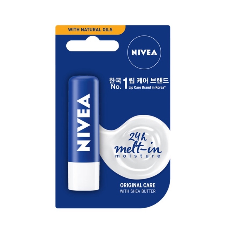 NIVEA Lip Care Original Care Lip Balm, 5.5ml Shopee Philippines