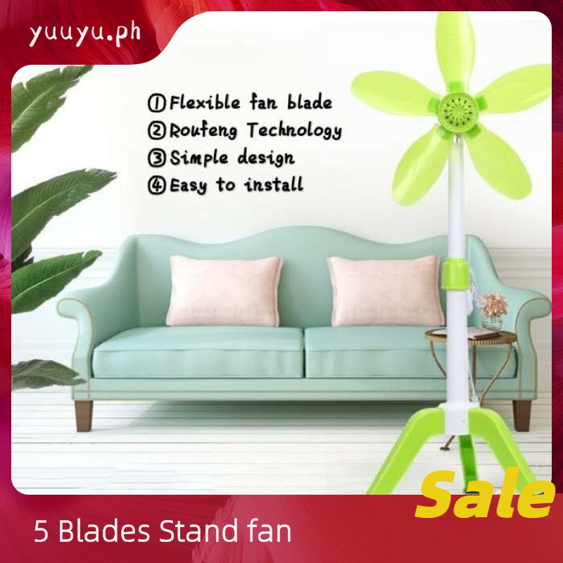 Retractable Standing Fan 2HY Low Noise and Strong Wind Electric Fan ...