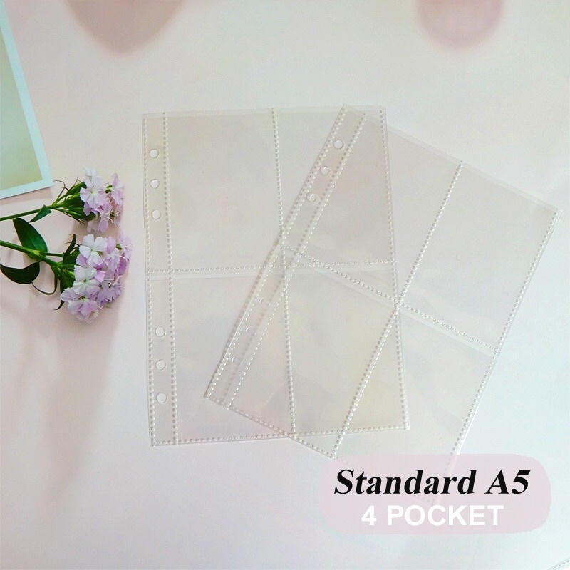 Generic a5 Binder Sleeves(10pages/per pack)(124 pocket sleeves available ) Shopee Philippines