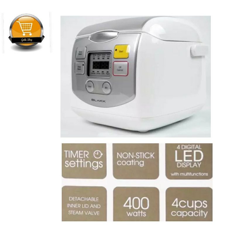 Blakk Digital Multicooker Shopee Philippines