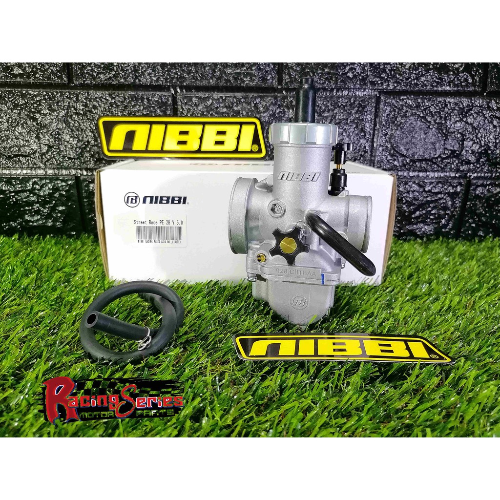 Nibbi steel race carburetor 28mm round slide pe28(orig) | Shopee ...