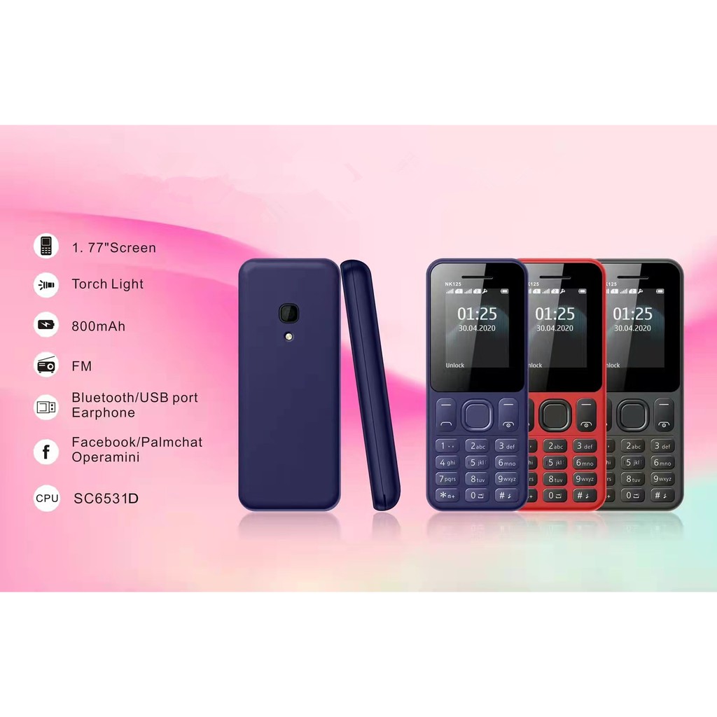 125 Keypad Phone Basic Phone | Shopee Philippines