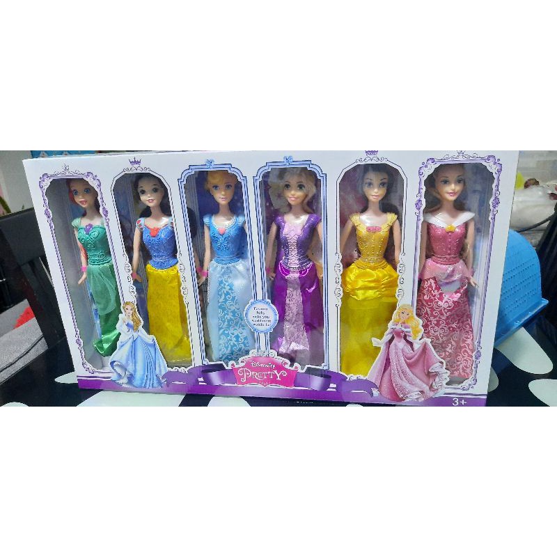 Disney princess deals barbie doll set