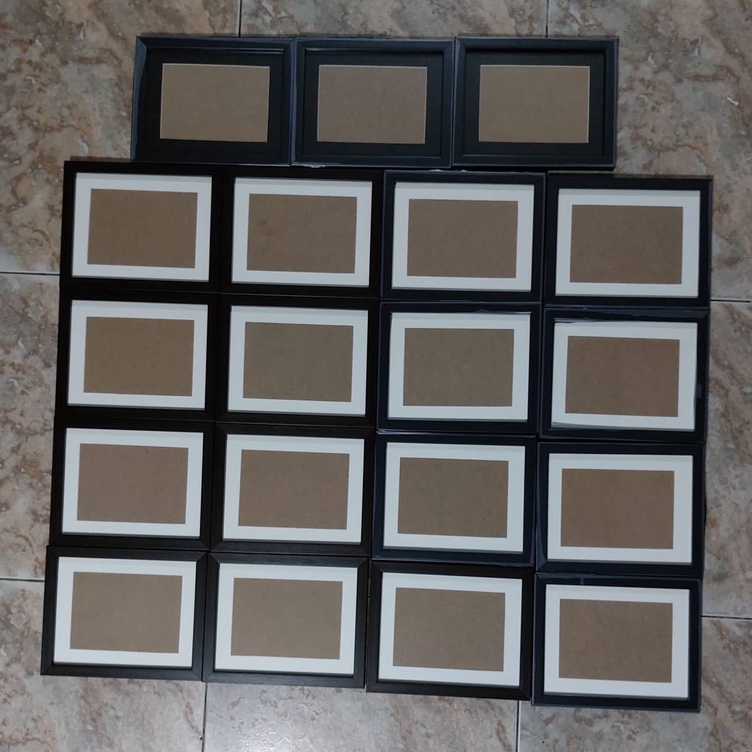3R, 4R, 5R, 6R,8R and A4 NOT GLASS (ACETATE) Picture Frame with Matting ...