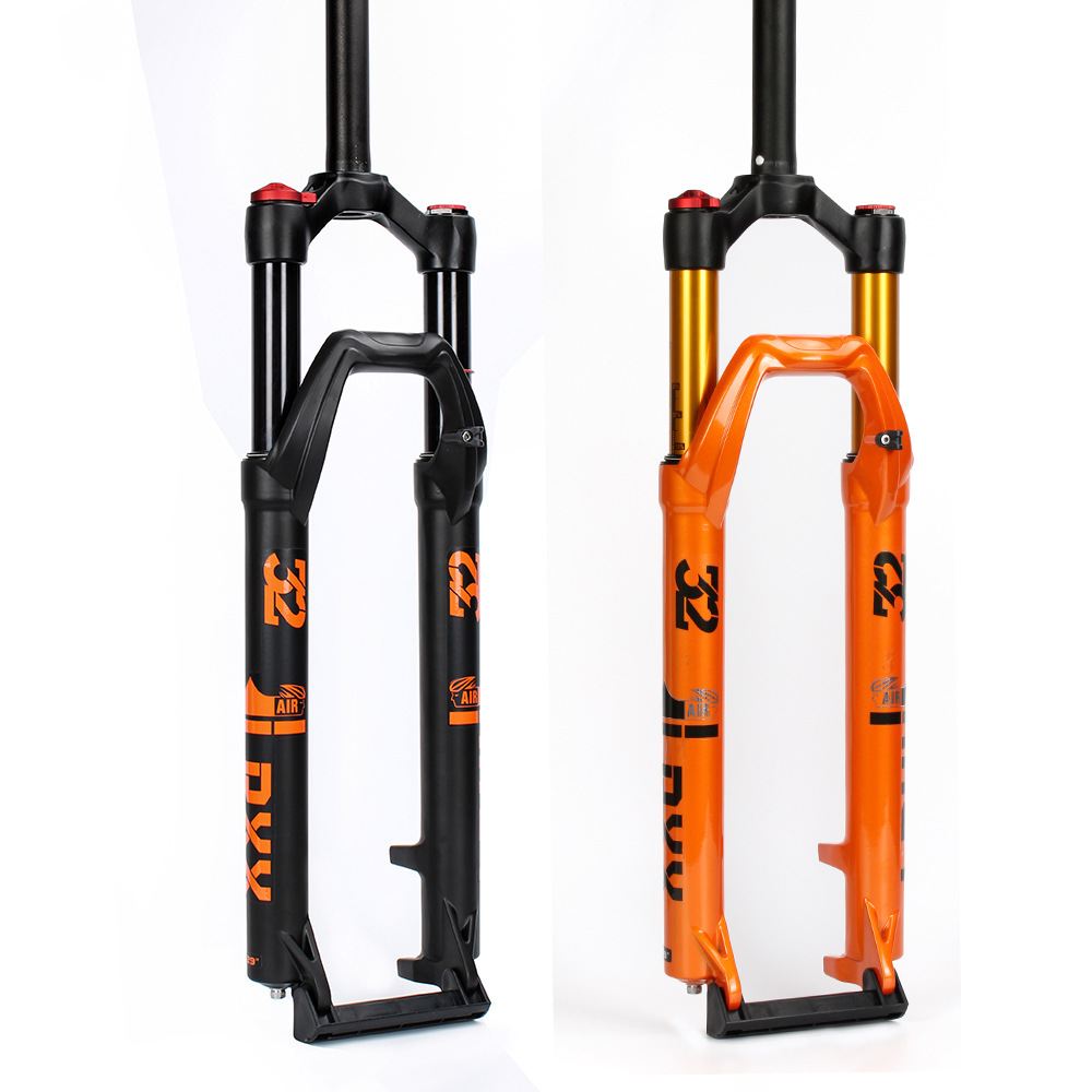 Mountain bike air fork 27.5 29 inch orange air pressure fork