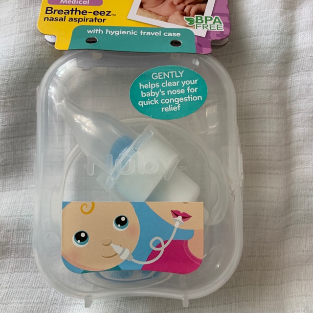 Nuby Medical Breathe-ezz Nasal Aspirator (includes 4 Filters) for 0+ Months