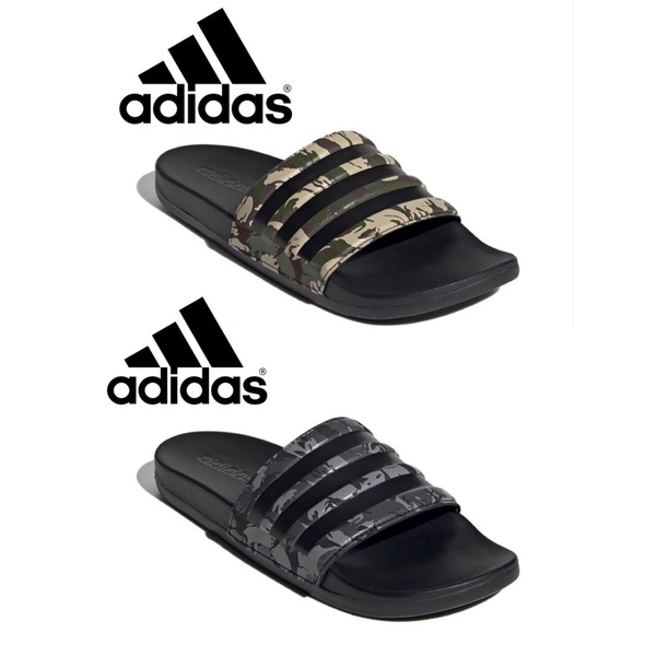 Adidas camouflage online slides