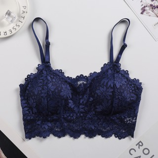 Australia Silk Lace V-neck Hollow Beauty Back Bra