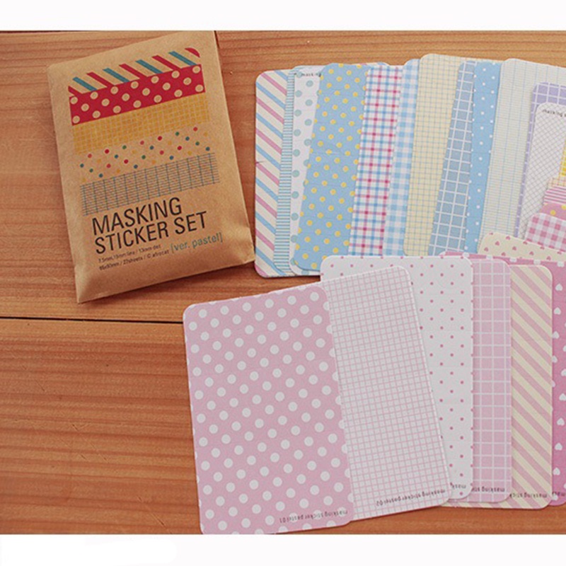 27pcs Masking Sticker for Journal 65mm×100mm, Wrapables Decorative ...
