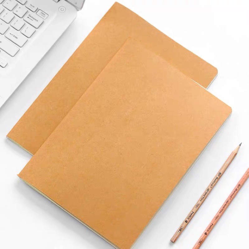 A5 Kraft Paper Notebook Filler Paper Inserts Blank Dot Grid Notepad ...