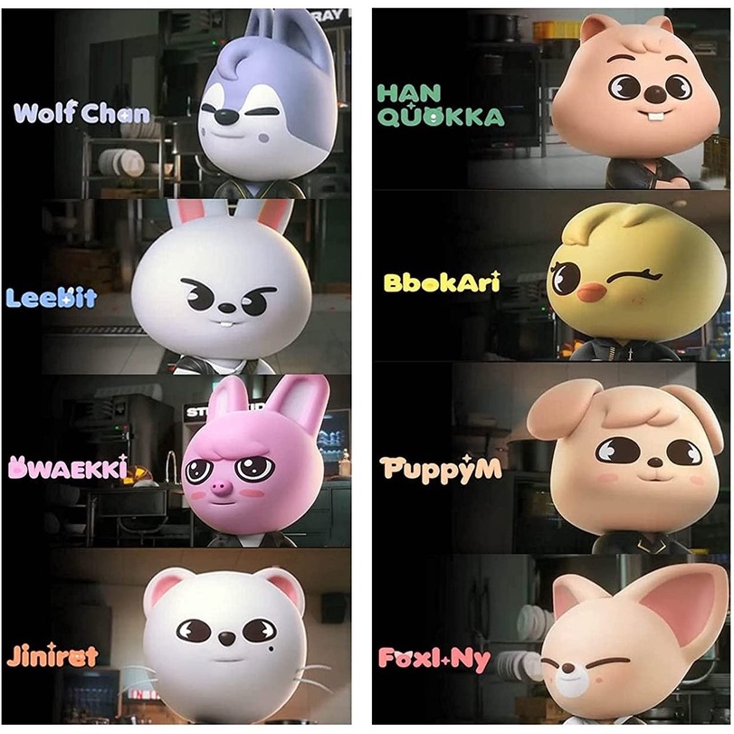 skzoo mini plush WolfChan ウルフチャン★ SKZOO Cute Plush Toy Skzoo Stuffed Animals Mini Lovely