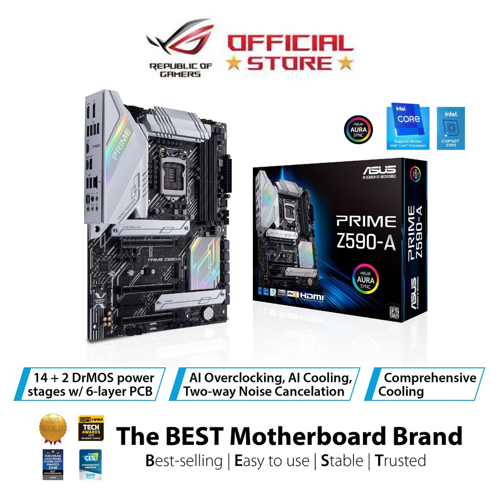 Z590 Asus Motherboard Lga 1200 PRIME Z590-P ASUS