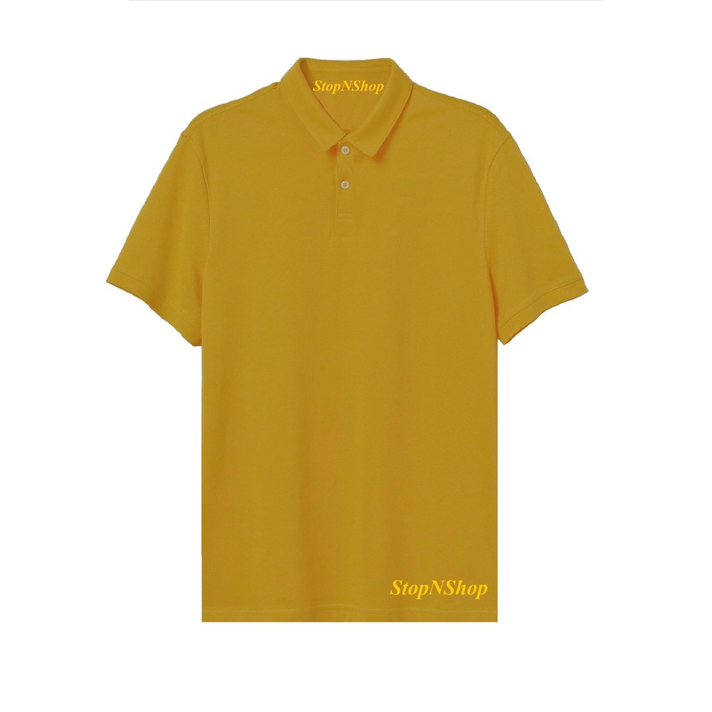 Gold polo t shirt best sale