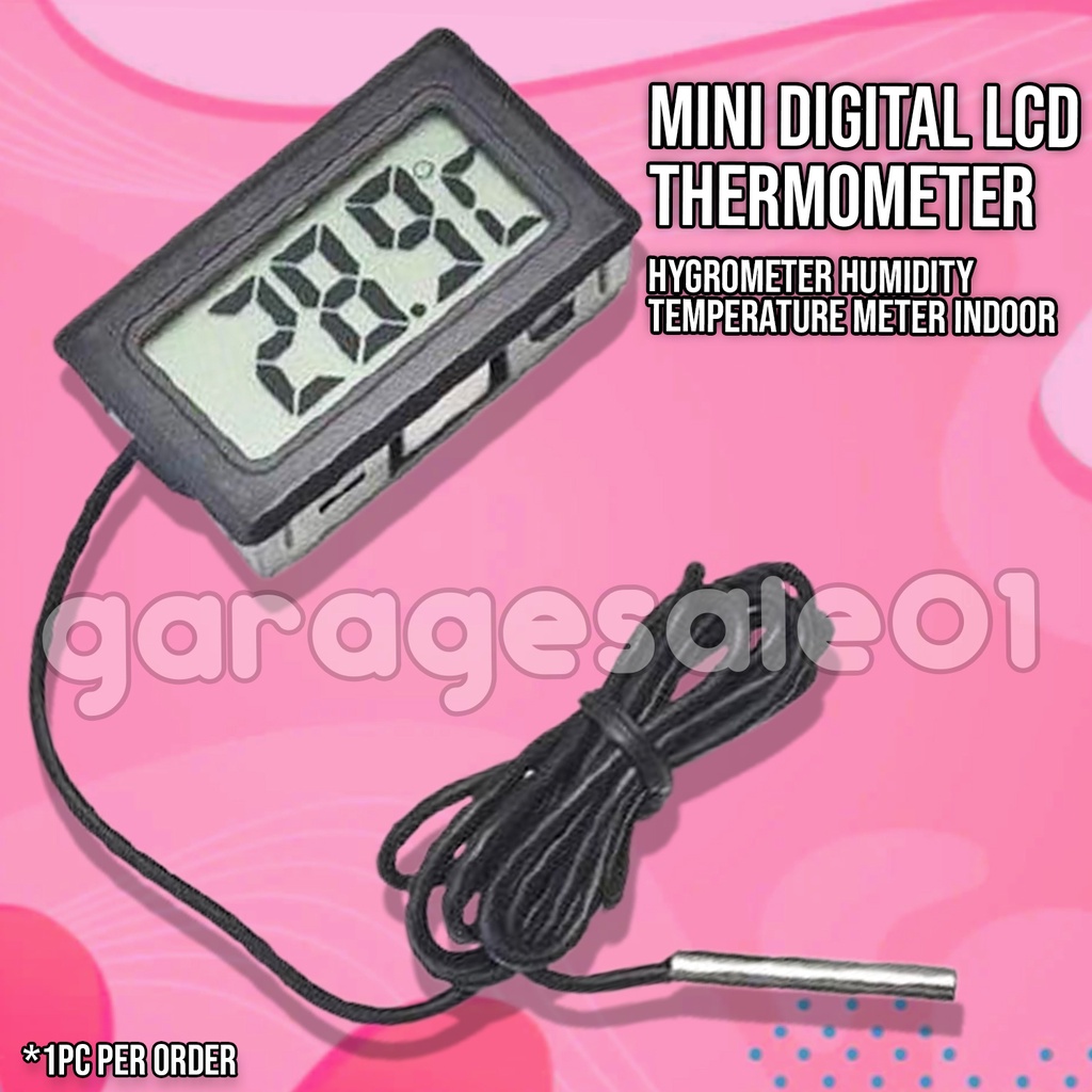 Mini LCD Digital Temperature Humidity Thermometer Shopee Philippines