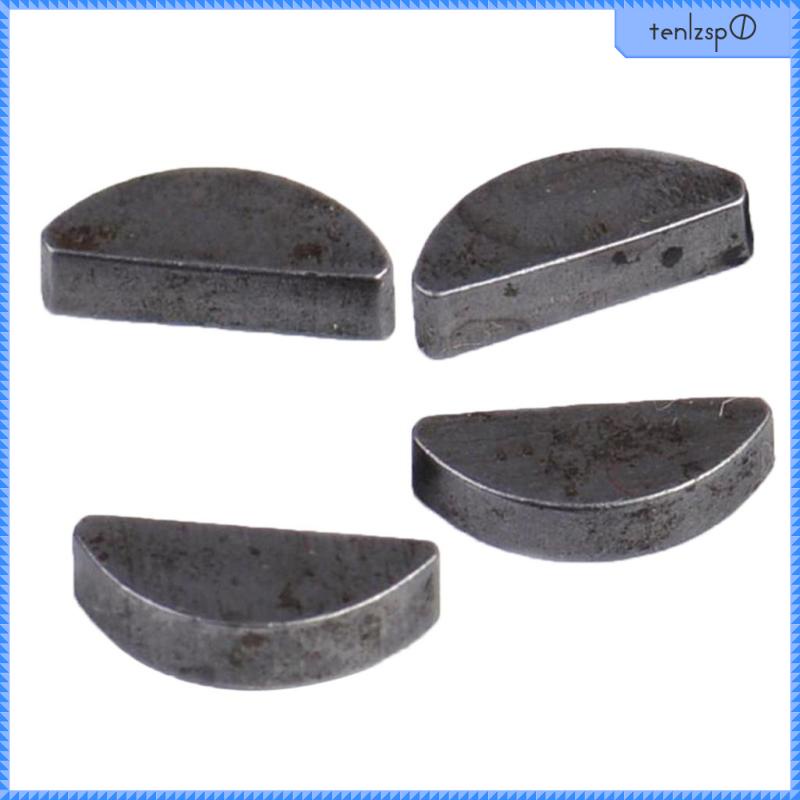 [ Pack Of 4 Universal Metric Woodruff Keys Set Half Moon For 49cc 60cc ...