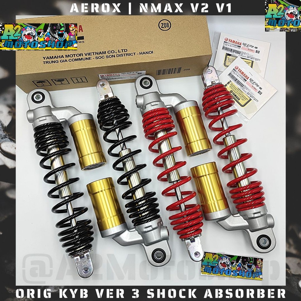 KYB SHOCK Ver3 NMAX 2020 2021 V2 AEROX 2021 V1 305mm Rear Suspension ...