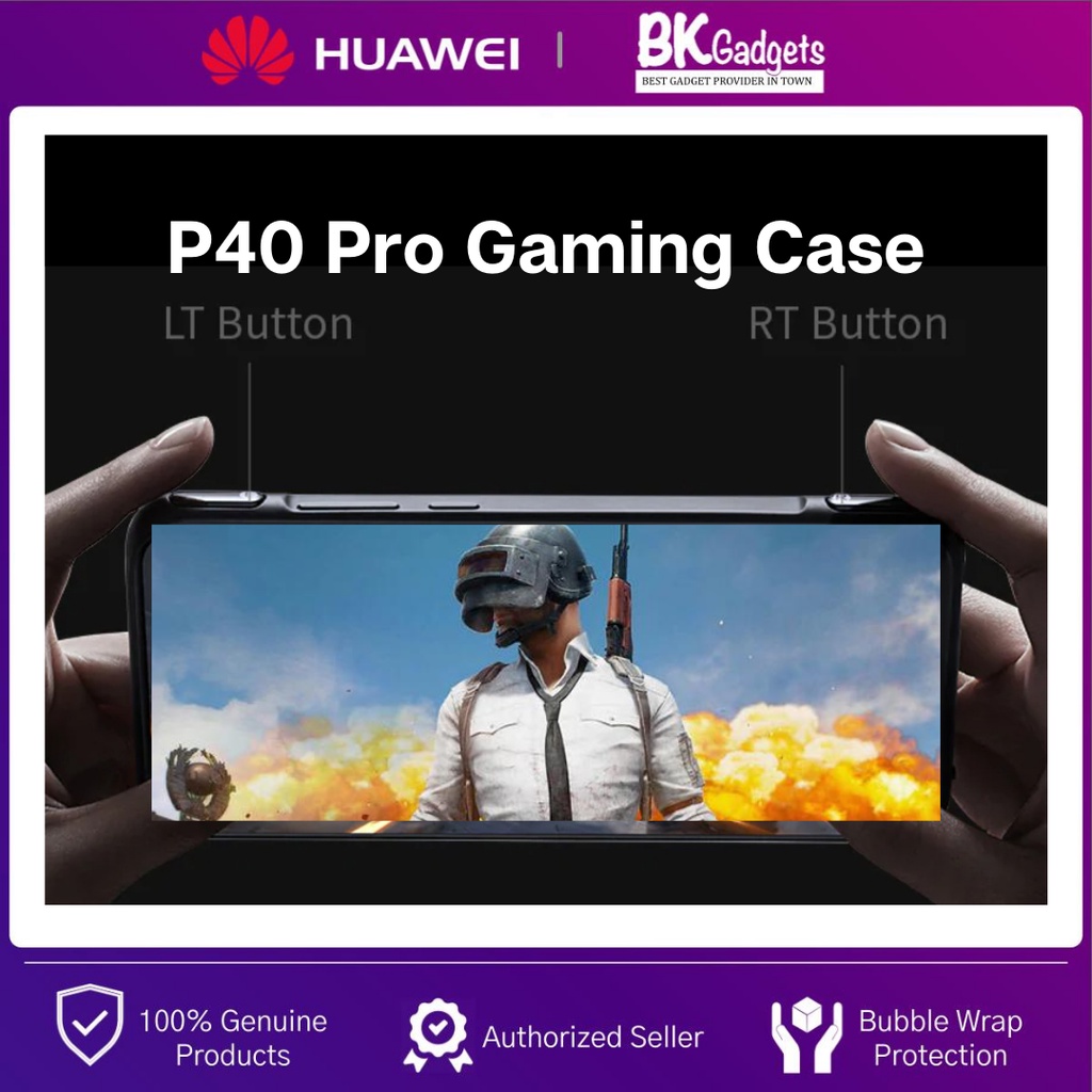 HUAWEI P40 Pro Game Case - Bluetooth With Dual Control Handle Grip ELS ...