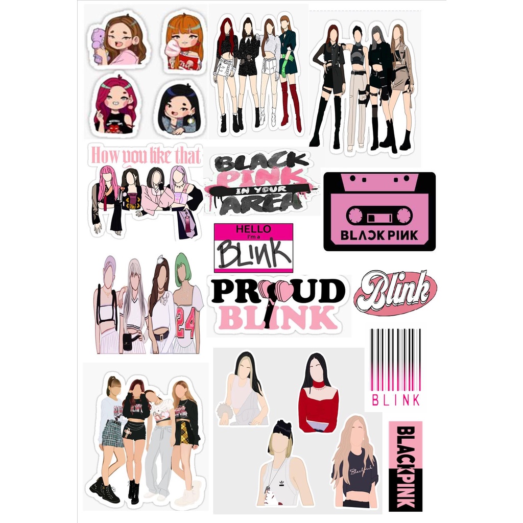 Blackpink Printable Sticker Blackpink Preppy Stickers 43 Off