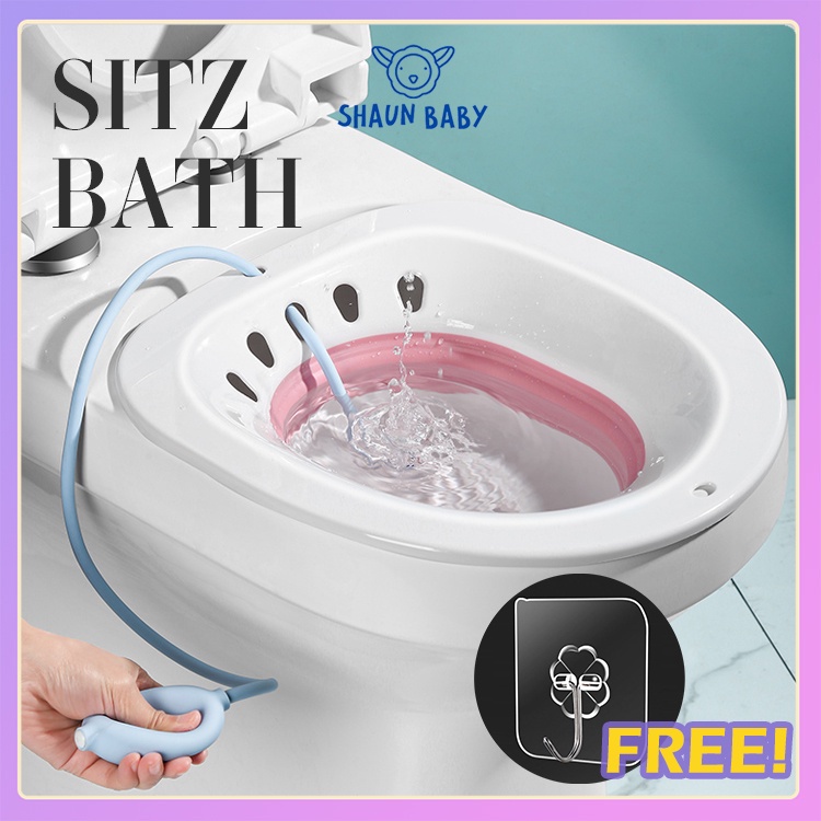 Sitz Bath Tangas Bidet Folding Pregnant Women Buasir Pantang Post ...