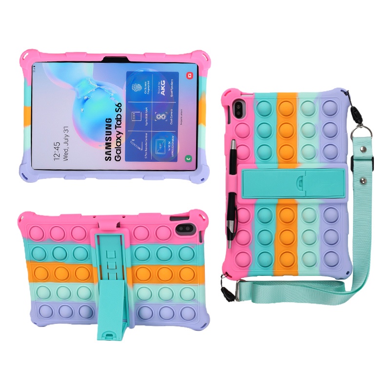Case for Realme Pad RealmePad 10 11 inch Bubble Silicon Stand Protective  Tablet Cover for Funda Realme Pad 2021 Case
