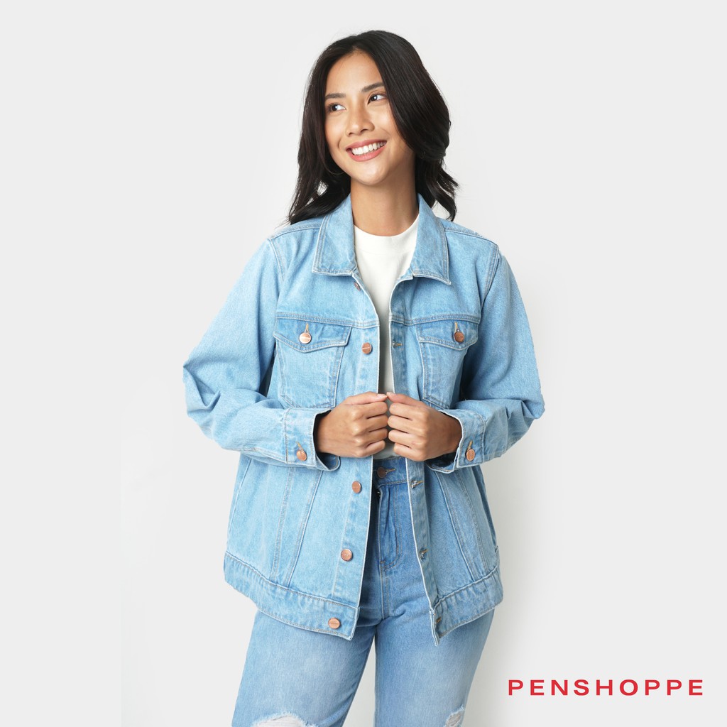 Denim 2024 jacket shopee