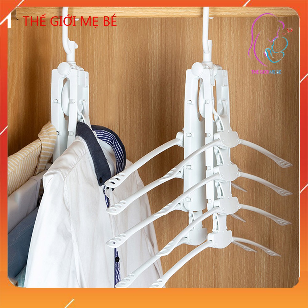 Clothes hanger, smart folding multi-purpose hanger | Shopee Philippines