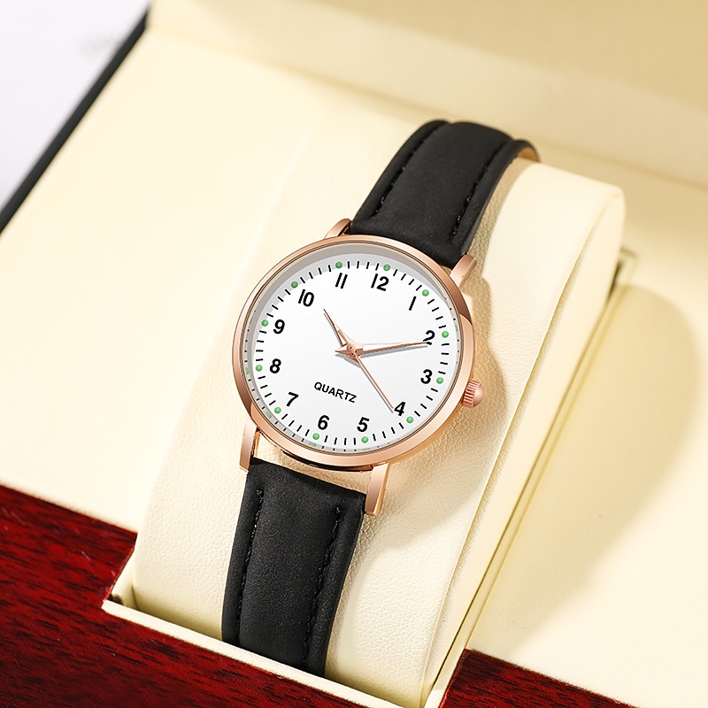 Women Girl Casual Leather Belt Small Dial Quartz Clock Ladies Watch  Wristwatches Fashion Simple New