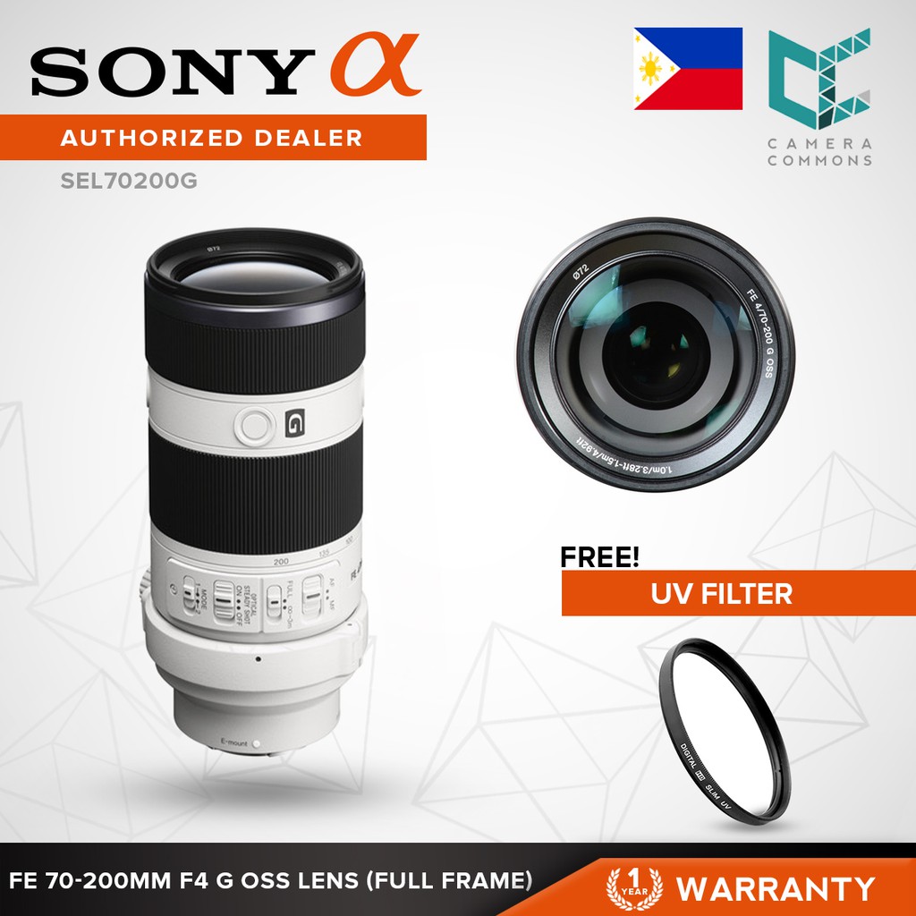 Sony SEL70200G/ FE 70-200mm F4 G OSS Lens | Shopee Philippines