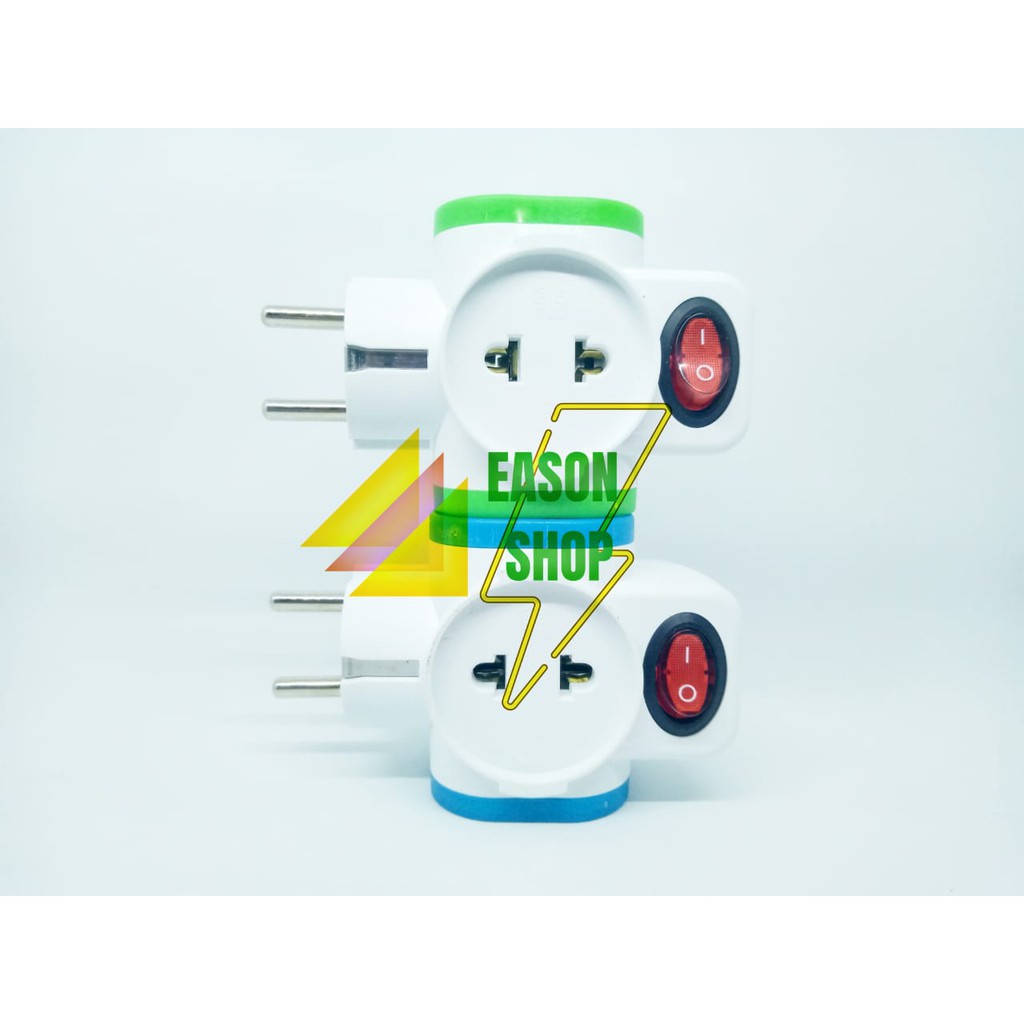 Four Branch Grounded T Plug On Off Switch TOFUDA Brand Matsui Model / 4 ...