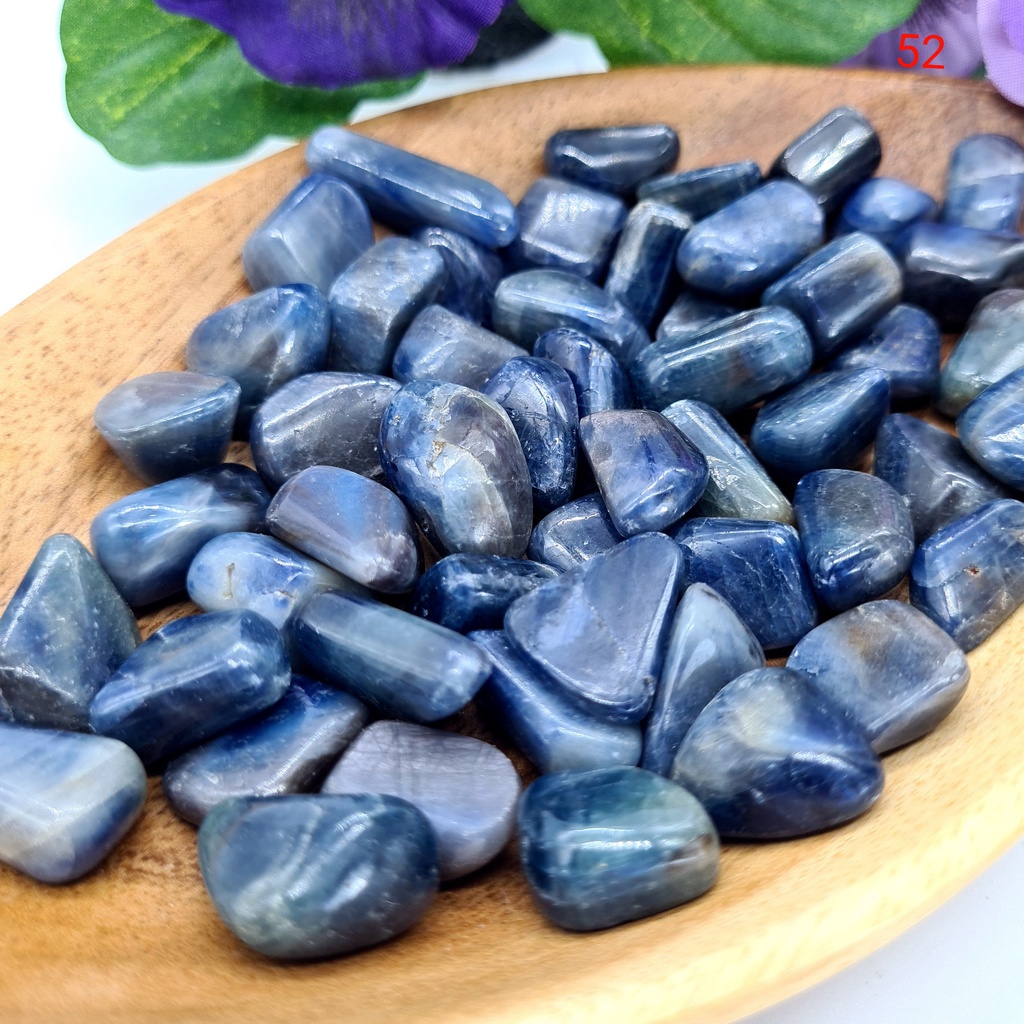 Blue Sapphire Tumbled Stone Mini Sapphire Crystal Tumbled