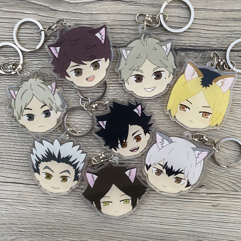 Haikyuu acrylic keychain (DEFECT GRADE A) | Shopee Philippines