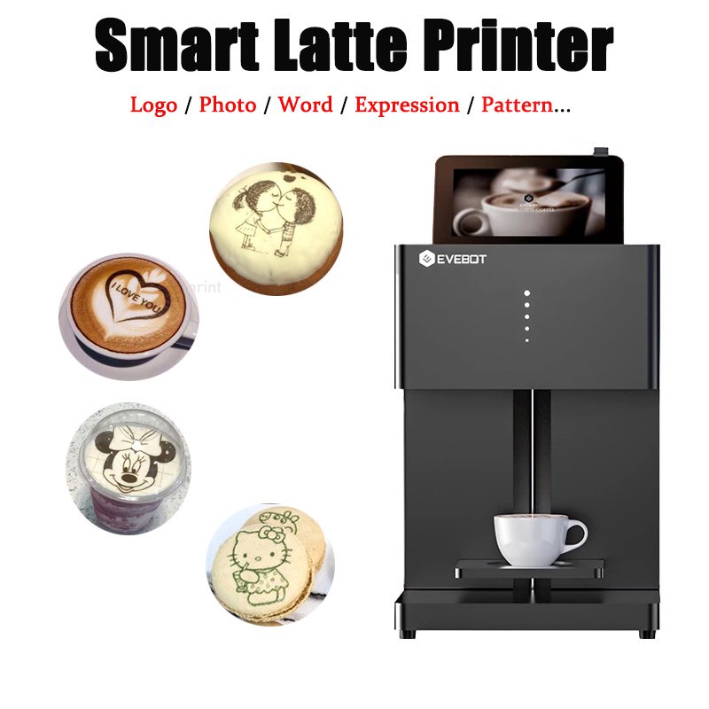 coffee machine with photo print