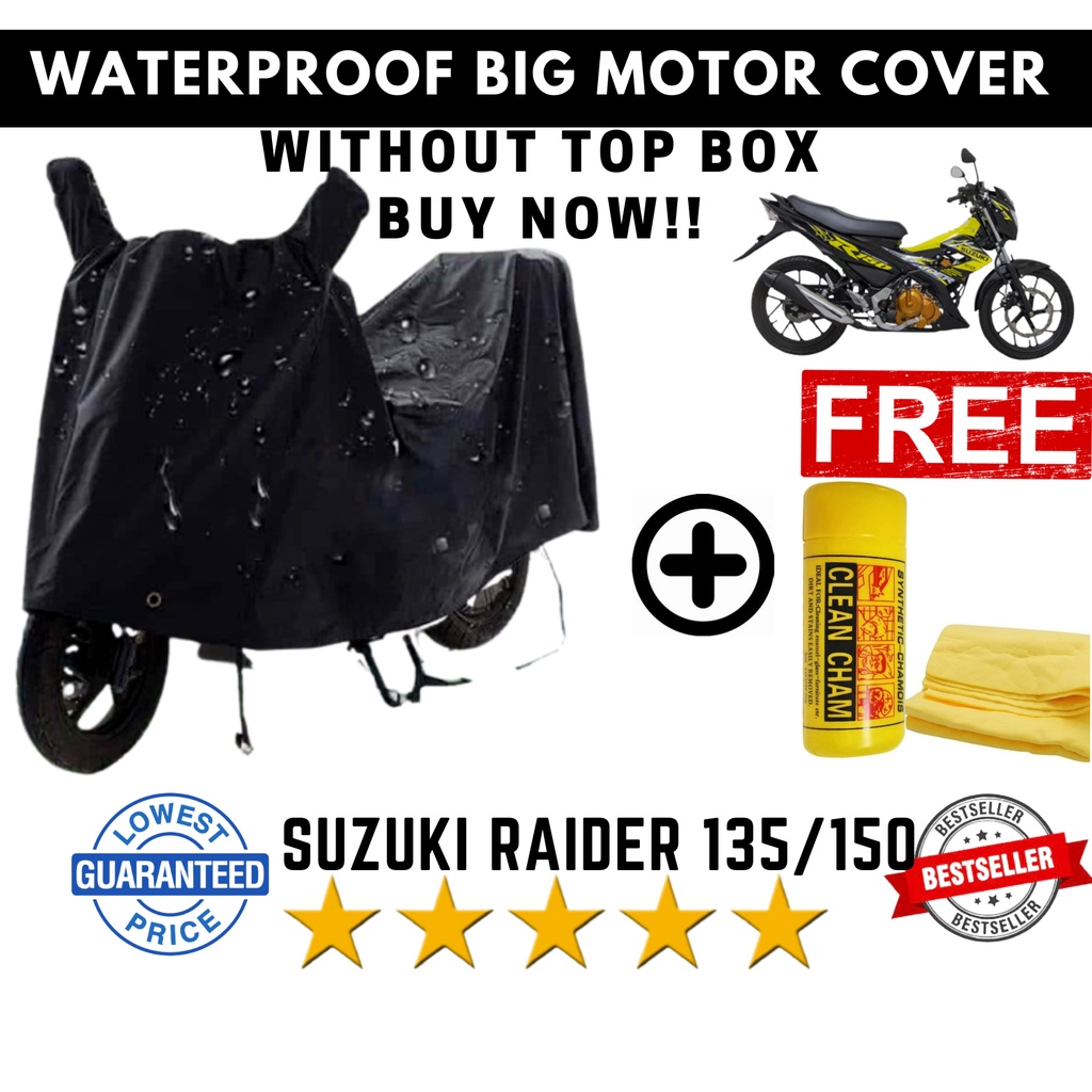 SUZUKI RAIDER 135/150 MOTORCYCLE COVER WATERPROO / SUZUKI RAIDER 135 ...