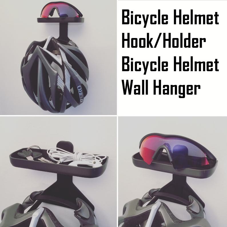 Bicycle discount helmet rack