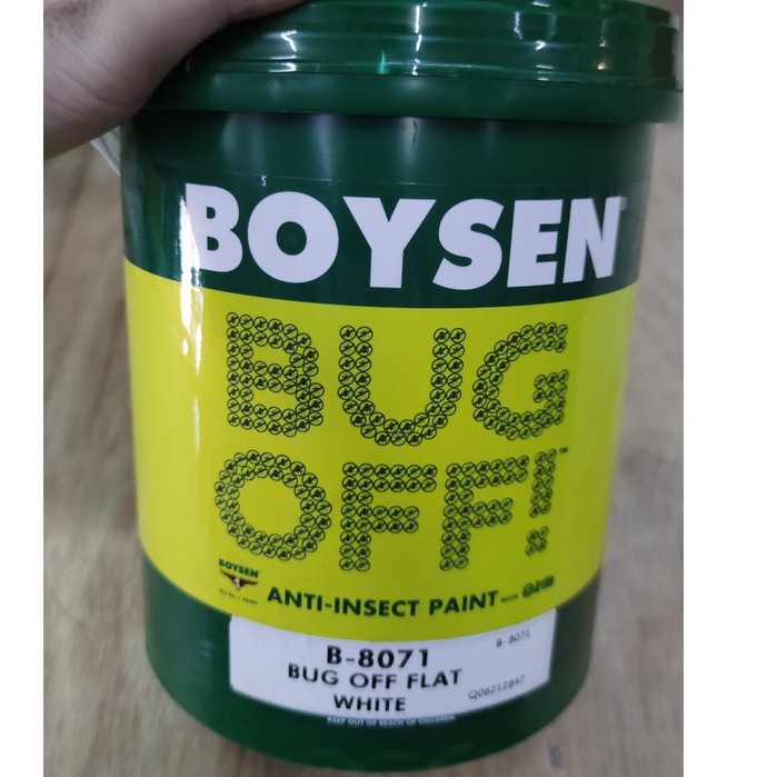 Boysen Bug Off Anti Insect Repellant Paint With Artilin Flat White