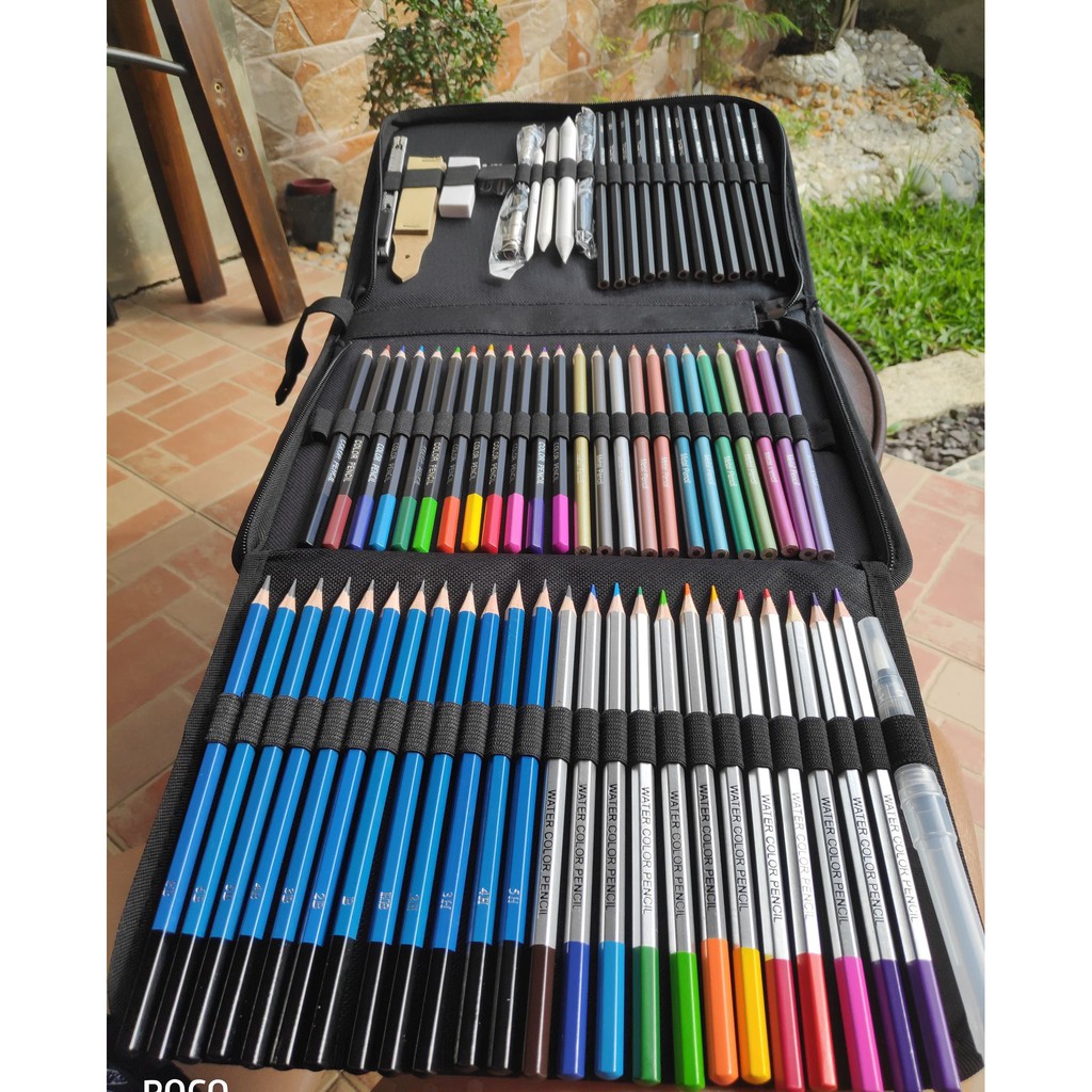 Set of 71 Sketching Pencils/Drawing Sketch Kit/Professional Pencil