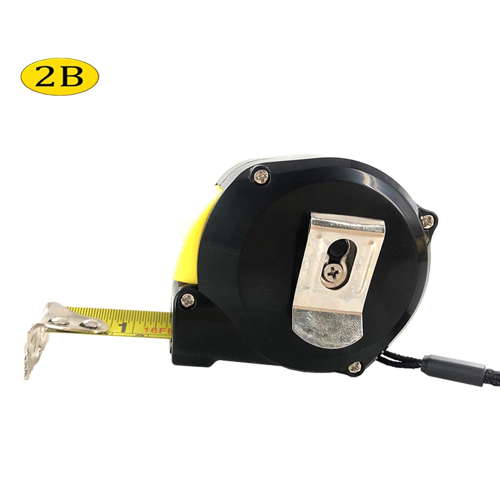 2B 5M/ 16FT Steel Tape Measure Ruler Yellow Blade Measuring Tape Indoor ...