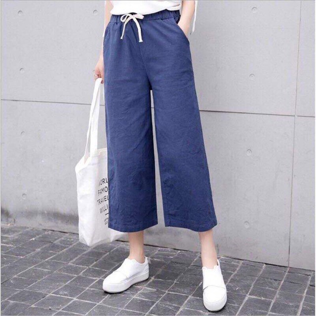 Denim square hotsell pants outfit