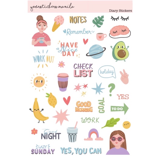 Planner Stickers - Diary | Shopee Philippines